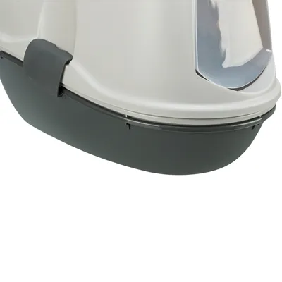 Trixie Berto Kattenbak Overdekt Met Zeef Scheidingssysteem Grijs 59x39x42 cm