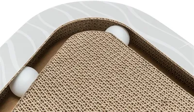 Trixie Krabplank Karton Met 2 Ballen 36x36x5 cm