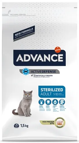 Advance Cat Sterilized Turkey 1,5 kg