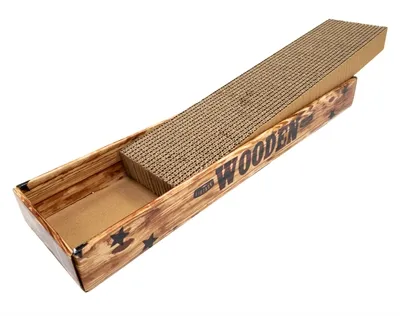 Croci Krabplank Homedecor Noce Houtprint Bruin 48x12,5x5 cm