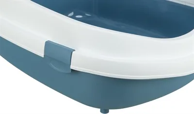 Trixie Kattenbak Primo Met Rand Blauw / Wit xxl 71x56x25 cm