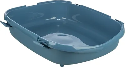 Trixie Kattenbak Primo Met Rand Blauw / Wit xxl 71x56x25 cm