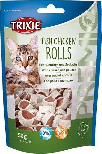 Trixie Premio Fish Chicken Rolls 50 gr