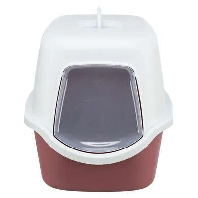 Trixie Kattenbak Vico Oudroze / Wit 56x40x40 cm