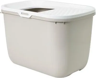 Savic Kattenbak Hop In Wit / Mokka 58,5x39x39,5 cm