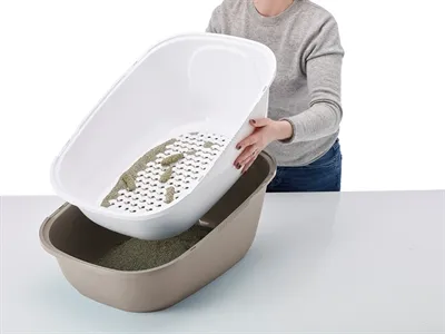 Savic Kattenbak Reina Sift Warmgrijs 64x46x48 cm