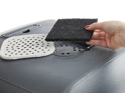 Savic Kattenbak Mira Deluxe Antraciet / Wit 55,5x44x49,5 cm