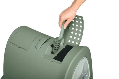 Imac Kattenbak Zuma 2nd Life Met Schuiflade Groen 56x40x42,5 cm