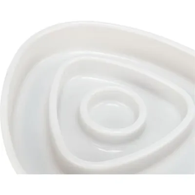 Trixie Voerbak Slowfeeding Kunststof / Tpr Grijs 15x15 cm 350 ml