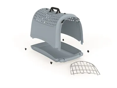 Imac Reismand Linus Cabrio 2nd Life Gerecycled Lichtblauw 50x32x34,5 cm