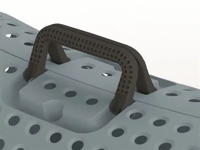 Imac Reismand Linus Cabrio 2nd Life Gerecycled Lichtblauw 50x32x34,5 cm