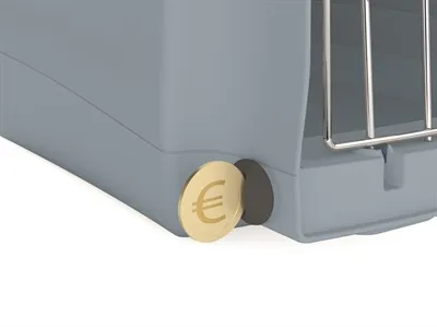 Imac Reismand Linus Cabrio 2nd Life Gerecycled Lichtblauw 50x32x34,5 cm