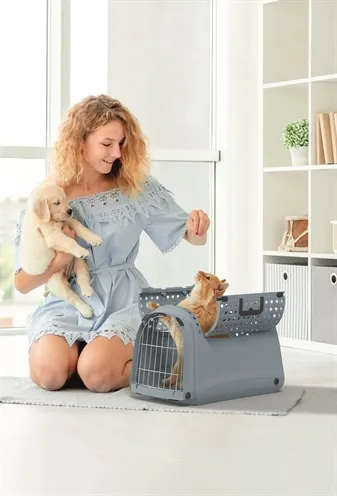 Imac Reismand Linus Cabrio 2nd Life Gerecycled Lichtblauw 50x32x34,5 cm