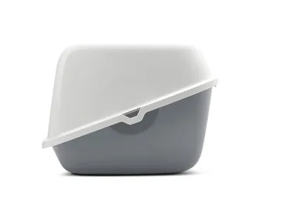 Savic Kattenbak Nestor Giant Wit / Lichtgrijs 75,5x56x55,5 cm