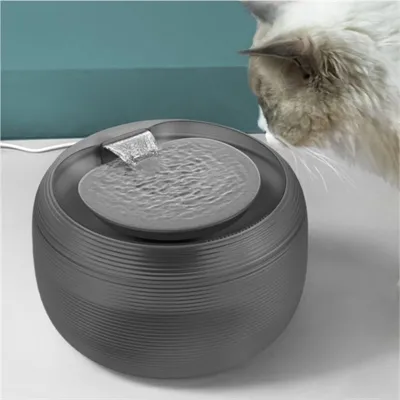 Martin Drinkfontein Voor Kat En Kleine Hond Zwart 21x21x15 cm 2,5 liter