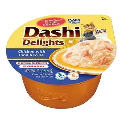 Inaba Dashi Delights Chicken With Tuna Recipe 70 gr