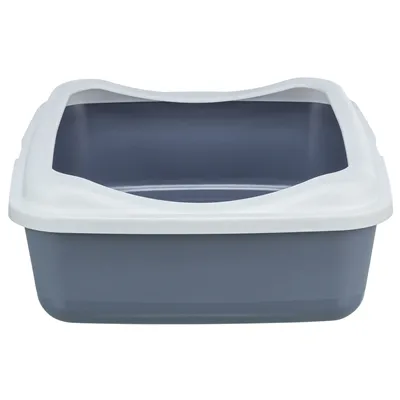 Trixie Kattenbak Classic Met Rand Paars / Wit 37x48x15 cm