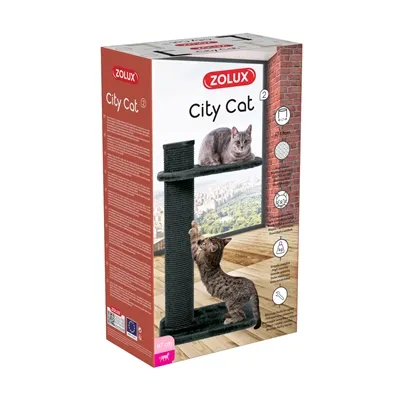 Zolux Krabpaal City Cat 2 Grijs 59x45x97 cm
