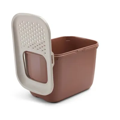 Savic Kattenbak Hop In Champagne Roze / Terracotta 58,5x39x39,5 cm