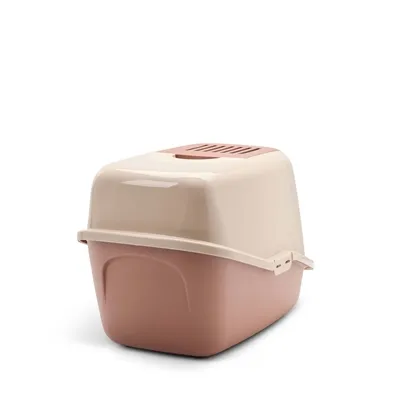Savic Kattenbak Nestor Champagne Roze / Terracotta 56x39x38,5 cm