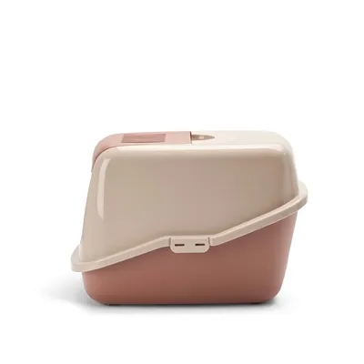 Savic Kattenbak Nestor Champagne Roze / Terracotta 56x39x38,5 cm